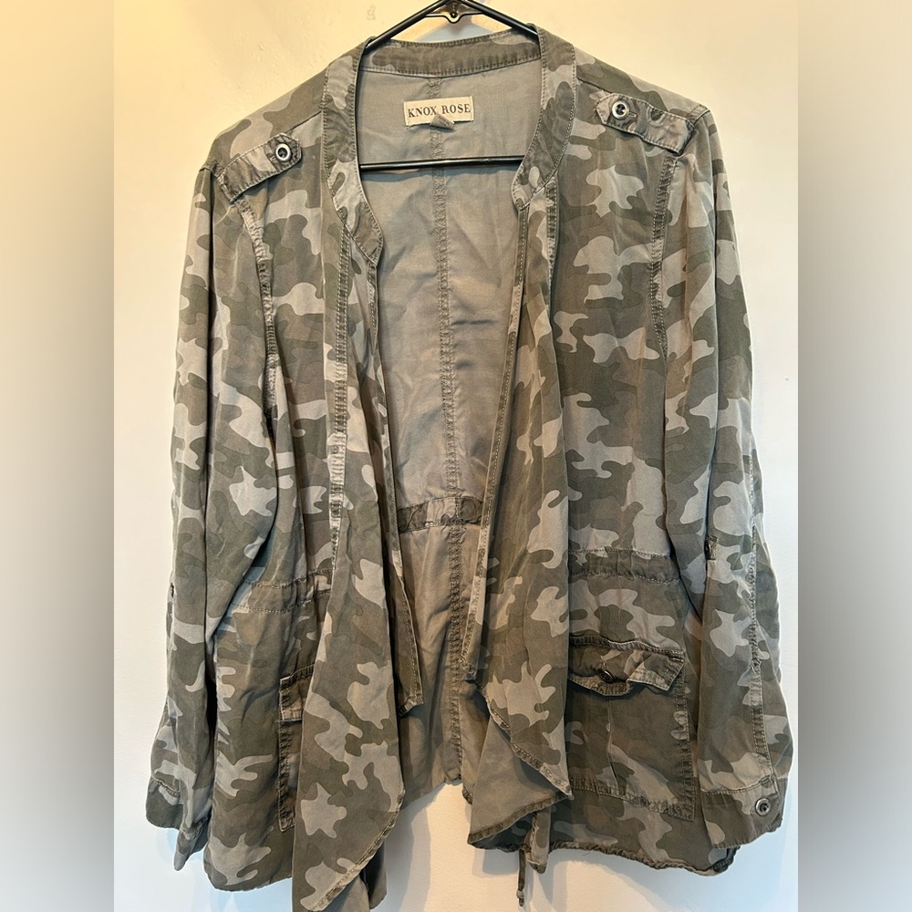 Knox Rose Camo Swing Jacket